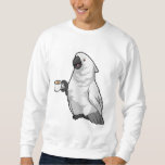 Moletom Parrot with Cup of Coffee<br><div class="desc">This design is the perfect gift for a birthday, Christmas and other celebrations. It is suitable for women, men and kids.</div>