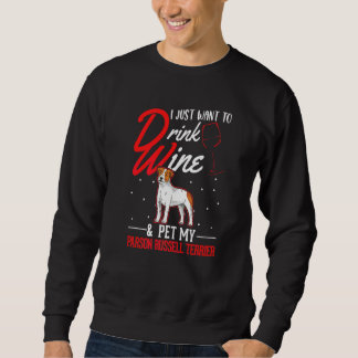 Moletom Parson Russell Terrier E Vinho