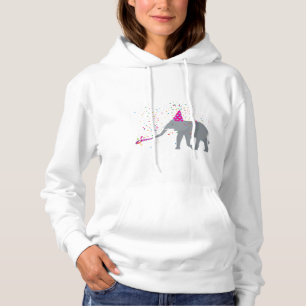 Moletom Partida de elefantes - Animais com festa