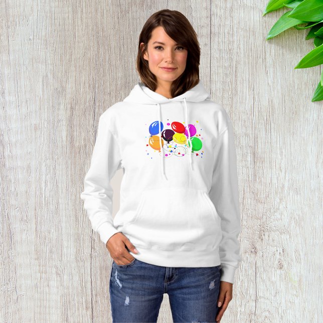 Moletom Partido Balões Mulheres Hoodie (Criador carregado)