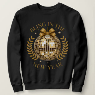 Moletom Partido Elegante de Ano Novo: Disco Edition Black