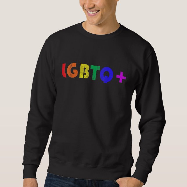 Moletom Partido Pajama Lgbt Sinalizador Lésbica Campanha - (Frente)