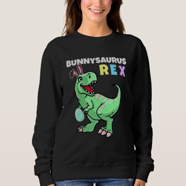 Moletom Páscoa Bunnysaurus Rex Legal x Trex Páscoa Dinossa (Frente)