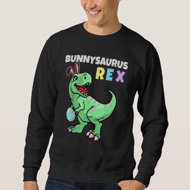 Moletom Páscoa Bunnysaurus Rex Legal x Trex Páscoa Dinossa (Frente)