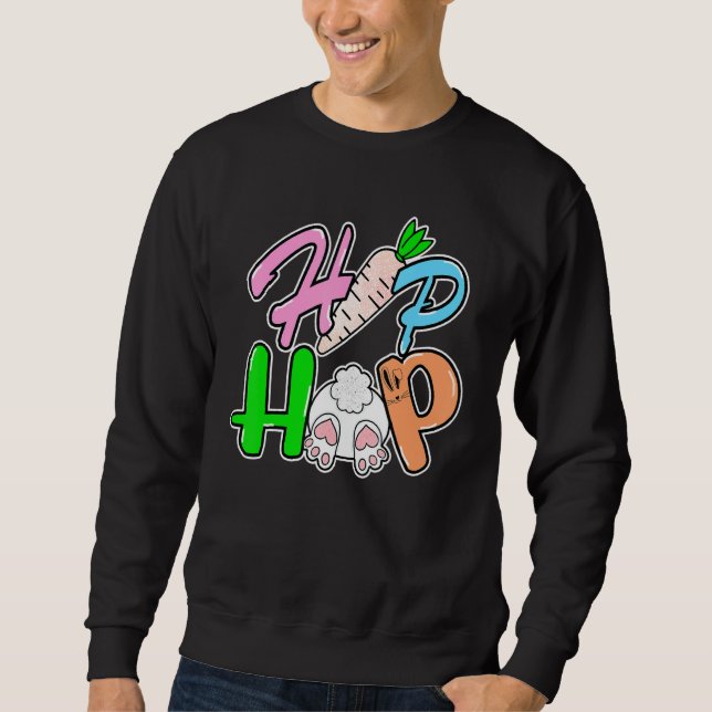 Moletom Páscoa Carrot Hoppy Hip Hop (Frente)