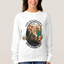 Moletom Páscoa Pun | Personalizado 2025 Foto da Família Ti