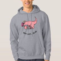 Páscoa T-Rex Luz Hoodie