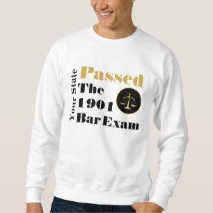 Moletom Passado no exame de Bar (personalize com Estado e