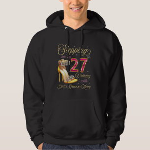 Moletom Passando para o meu 27º aniversário com a Graça de