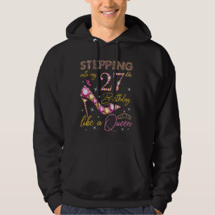 Moletom Passando para o meu 27º aniversário como um Queen