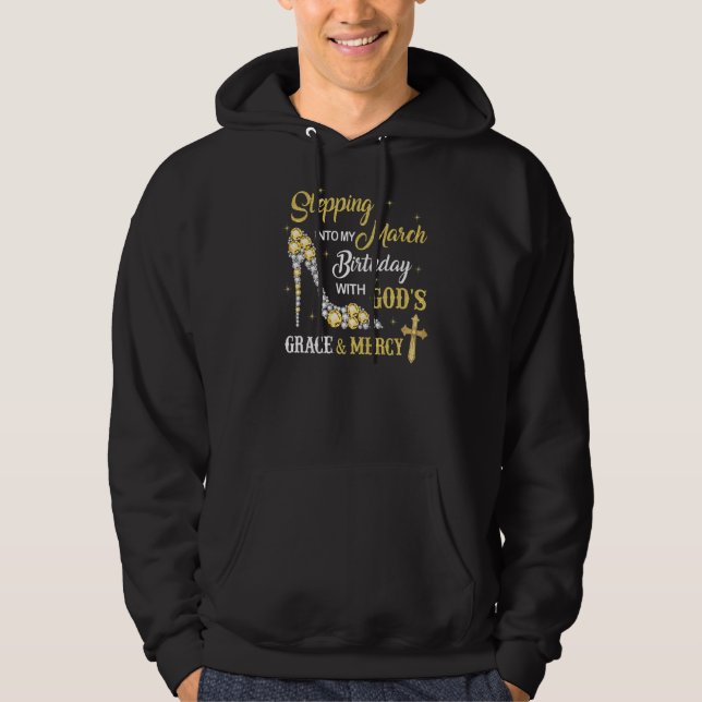 Moletom Passando Para O Meu Aniversário De Marcha Com Deus (Frente)