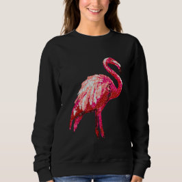 Moletom Passarinho de Flamingo Tropical Estampado com Lant