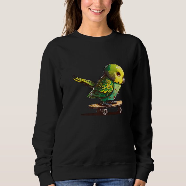 Moletom Pássaro do Orçamento para Proprietário do Budgerig (Frente)