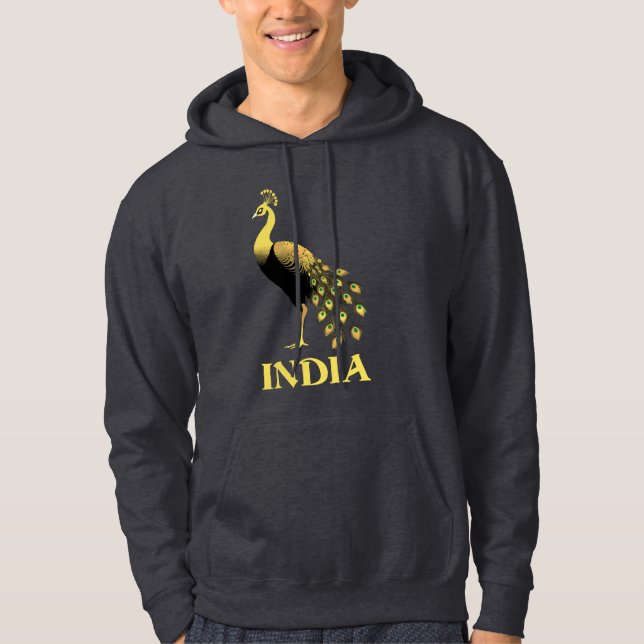 Moletom Pássaro Nacional de Peacock India (Frente)