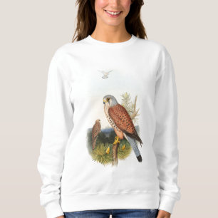 Moletom Pássaros de John Gould do falcão do Kestrel de G