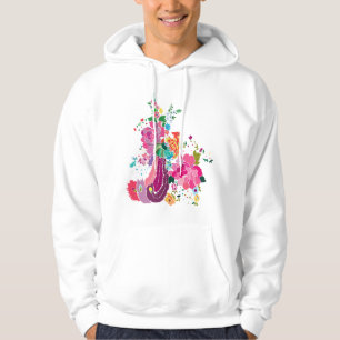 Moletom pássaros e flores