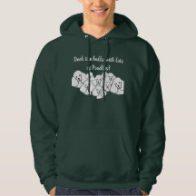 Passe as salas com Poodles Unisex Hoodie