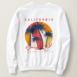 Moletom Passeio de Surf na Califórnia Laguna Beach Retro P