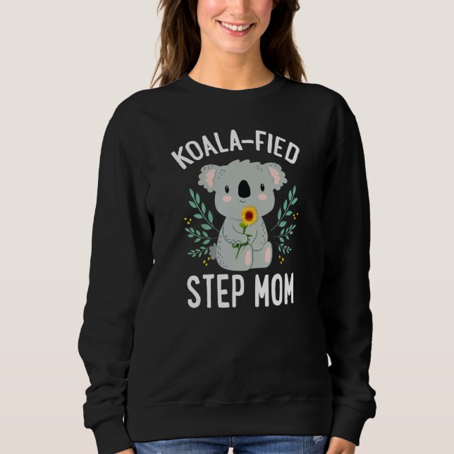 Moletom Passo Koalafied Step Mãe Koala Bear Sunflower Mot (Frente)