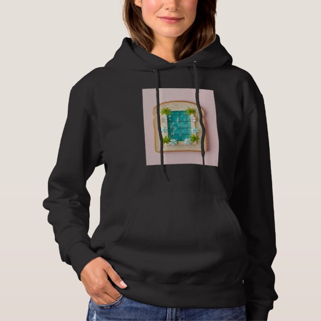 Moletom Pastel Vaporwave Pool Toast (Frente)