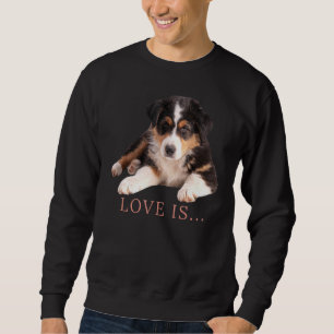 Moletom Pastor australiano Aussie Mãe Pai Adorava Cachorro