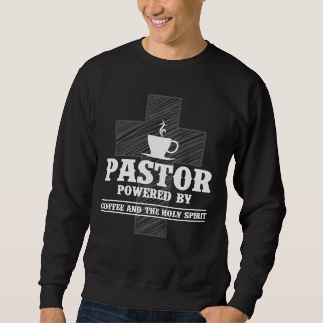 Moletom Pastor Preacher Café Lover Sacro Espírito Cafeeiro (Frente)