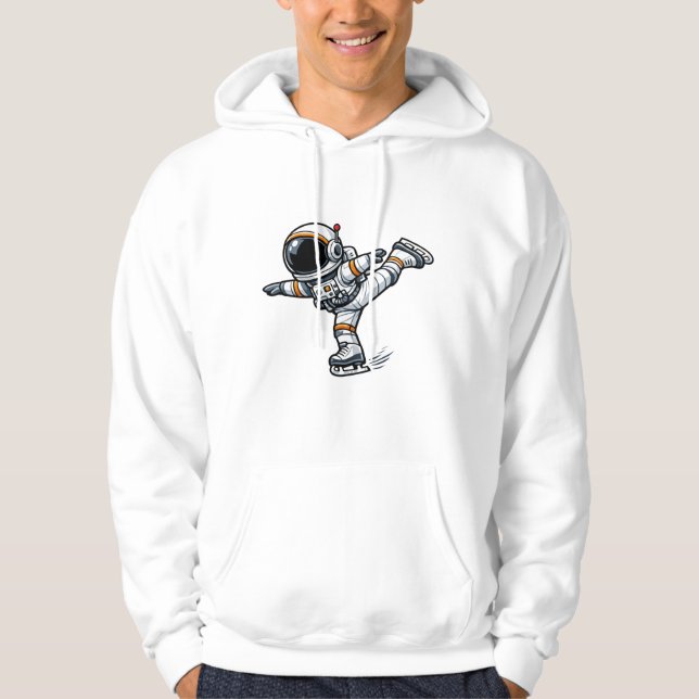 Moletom Patinação Artística de Astronauta (Frente)