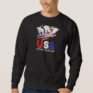 Moletom Patinadores De Patinagem De Skate De Gelo Usa Velo