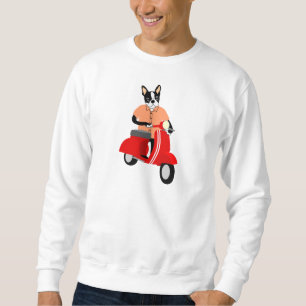 Moletom Patinete de Boston Terrier