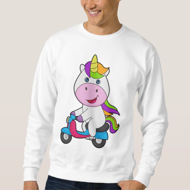 Moletom Patinete Unicorn (Frente)