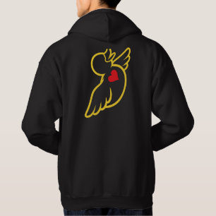 Moletom Pato Amar Yeshua Amar Pessoas - Amarelo