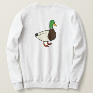 Moletom Pato da cinza/camisola impressão do grasnado