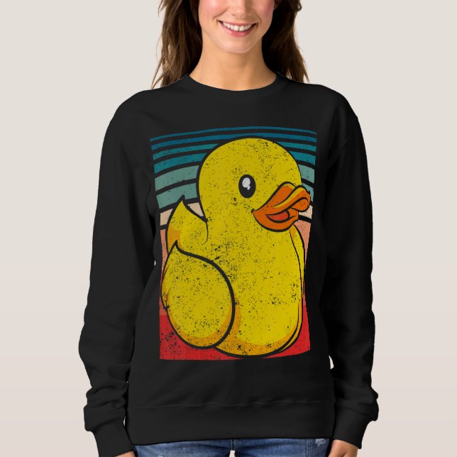 Moletom Pato de borracha retrô (Frente)