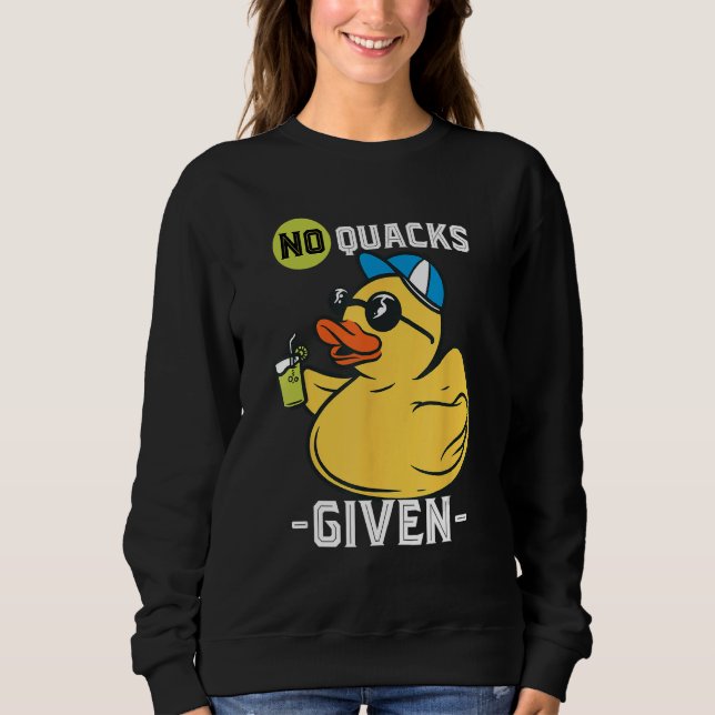 Moletom Pato de Borracha Sem Quacks Patos de Borracha Amar (Frente)