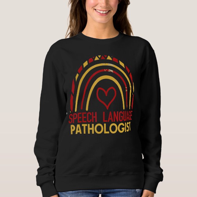 Moletom Patologista da Língua de Voz Slp - Pat da Terapia  (Frente)