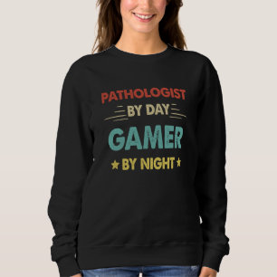 Moletom Patologista Retro de Dia Gamer à Noite