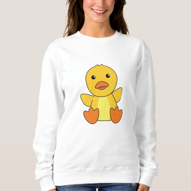 Moletom Patos Cujos Patos Pingavam Pássaro Bebê (Frente)