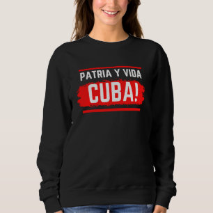 Moletom Pátria E Vida Liberdade Para Cuba Movimento São Is