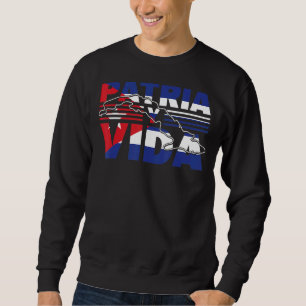Moletom Patria Y Vida Orgulho Cubano Patriotismo