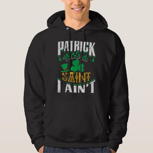 Moletom Patrick Era Um Santo Que Eu Era Engraçado No Dia D (Frente)