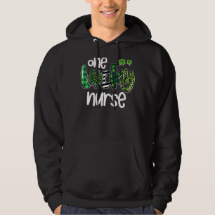 Moletom Patrick S Day Irish Nurse Leopa, Uma Rua De Enferm
