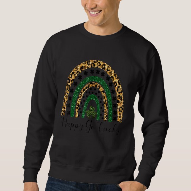 Moletom Patrick S Day Lepard Rainbow Sh (Frente)