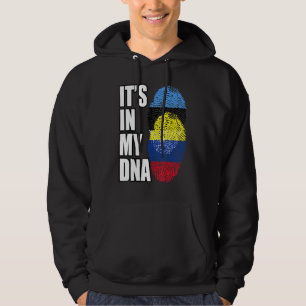 Moletom Patrimônio De Bandeira De DNA Mistos Da Colômbia E