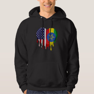 Moletom Patrimônio Etíope Americano Mês Etiópia Bandeira E