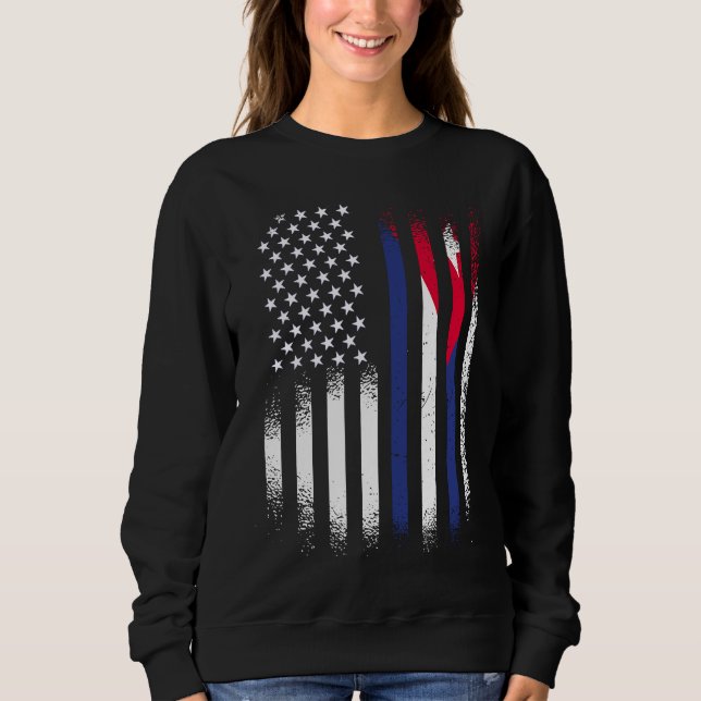 Moletom Patrimônio Hispânico Cubano Mês Cuba Patrio (Frente)