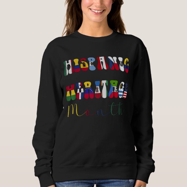 Moletom Patrimônio Nacional Hispânico Mês 7 (Frente)