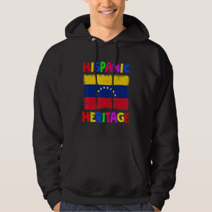 Moletom Patrimônio Nacional Hispânico Mês Latina Venezuela