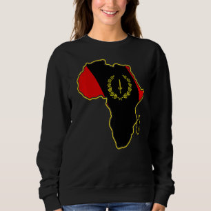 Moletom Patrimônio Negro Americano Bandeira África
