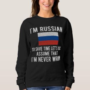 Moletom Patrimônio Russo Orgulhoso Rússia Arrasta Bandei