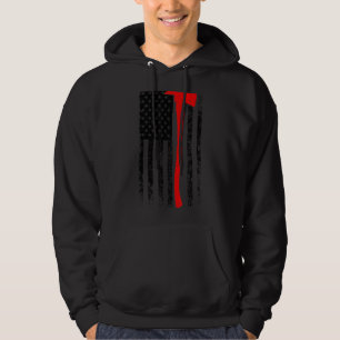 Moletom Patriot Ax Thin Red Line Bandeira Americana